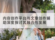 内容创作平台与文章创作辅助深度探讨其融合与发展