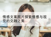 情感文案图片探索情感与视觉的交融之美