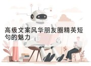 高级文案风华朋友圈精英短句的魅力