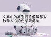 文案中的离别情感解读那些触动人心的伤感疑问句