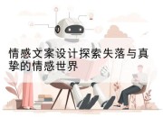 情感文案设计探索失落与真挚的情感世界