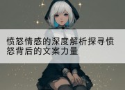 愤怒情感的深度解析探寻愤怒背后的文案力量