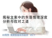 揭秘文案中的失落情绪深度分析与应对之道
