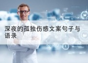 深夜的孤独伤感文案句子与语录
