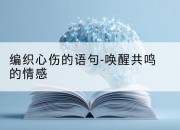 编织心伤的语句-唤醒共鸣的情感