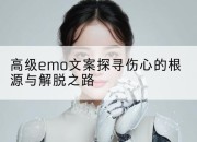 高级emo文案探寻伤心的根源与解脱之路