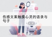 伤感文案触摸心灵的语录与句子