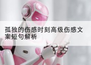孤独的伤感时刻高级伤感文案短句解析