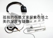孤独的伤感文案探索伤感之美的深度与疑惑