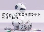 简短走心文案深度探索专业领域的魅力