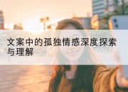文案中的孤独情感深度探索与理解