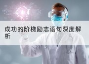 成功的阶梯励志语句深度解析