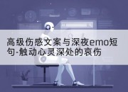 高级伤感文案与深夜emo短句-触动心灵深处的哀伤
