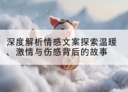 深度解析情感文案探索温暖、激情与伤感背后的故事