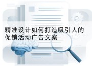 精准设计如何打造吸引人的促销活动广告文案