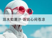 泪水如潮汐-诉说心间苍凉
