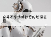 奋斗不息铸就梦想的璀璨征程