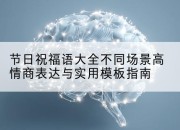 节日祝福语大全不同场景高情商表达与实用模板指南